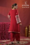 Rang Mahal By Afsana Rose Gold Crush Readymade Suits